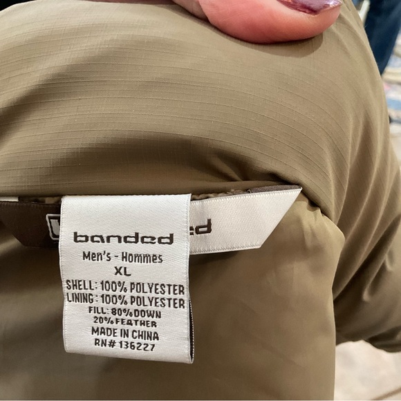 Banded down filled vest, NWT, kakai, Men’s XL, AR Game & Fish Fdn Board Member - Picture 5 of 8